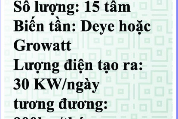 Bảng giá điện năng lượng mặt trời hệ hòa lưới bám tải 7 kw