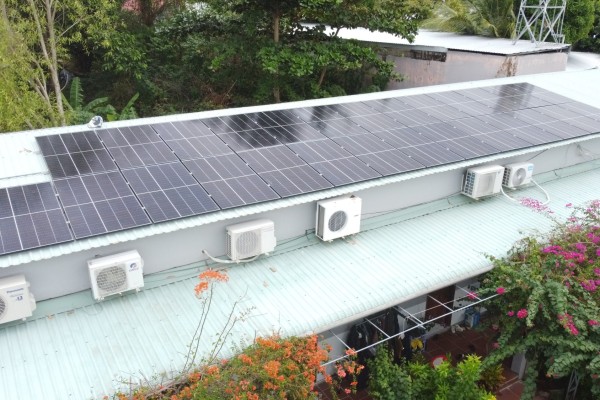 Thi công hệ 16.7 KW tại Nhà Trọ Thái Bình Xanh - Gành Dầu