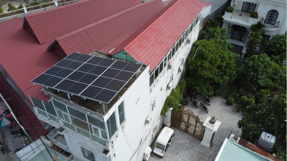 Hệ Năng lượng mặt trời 5.5 KW Nhà A Hoàng 