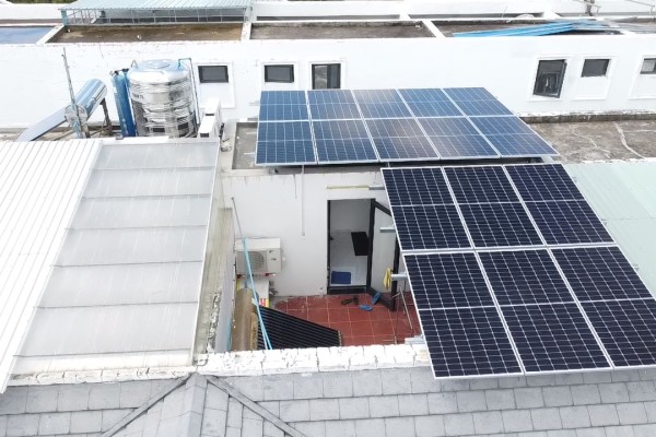 Thi công hệ 7KW Điện Năng Lượng Mặt Trời tại Shop Tiện Ích Phú Quốc