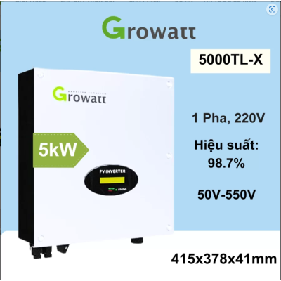 Biến tần hóa lưới Growatt 5KW 