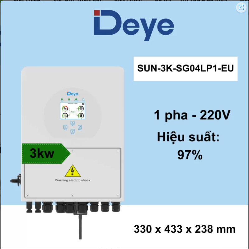 Biến tần hóa lưới Deye Sun 3KW 